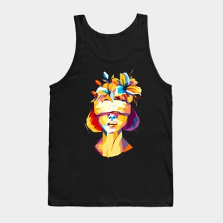 Girl Flower Tank Top